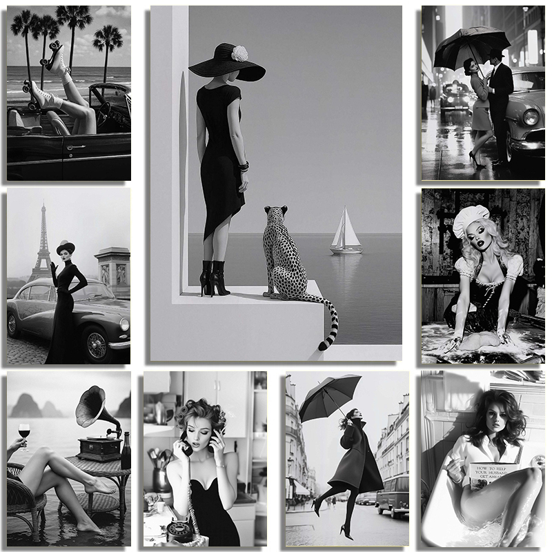 Interior Design Poster - Póster artístico de modelo de belleza