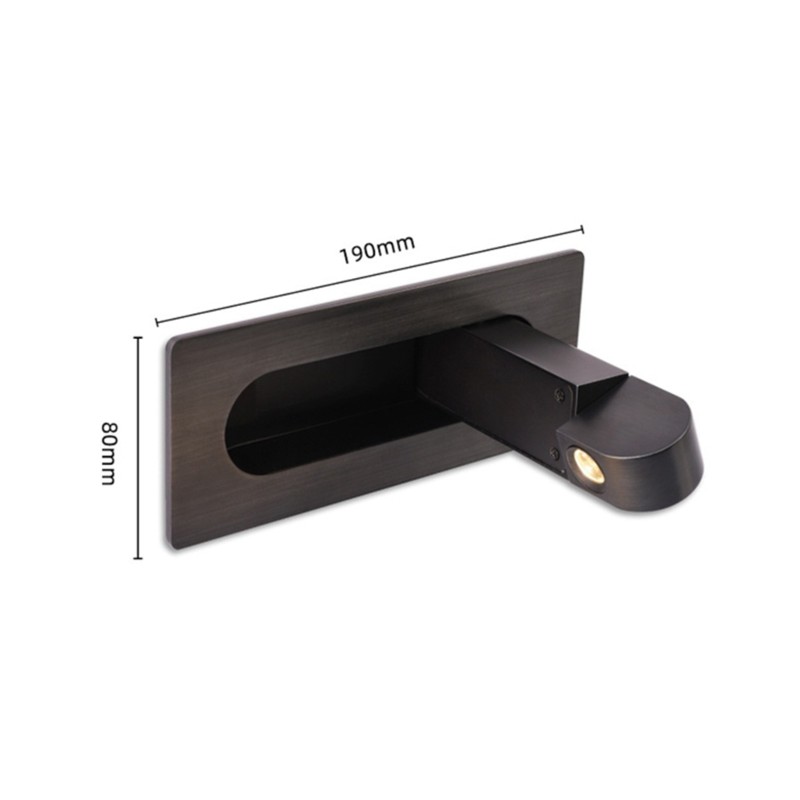 Engineering And Interior Design - Lámpara de Pared LED Empotrada LLCS,