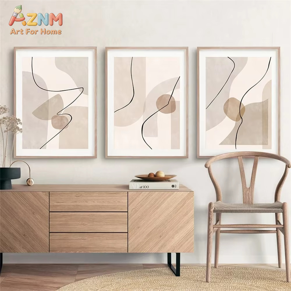 Arte de pared abstracto con lí - Interior Design Poster reseña y precio