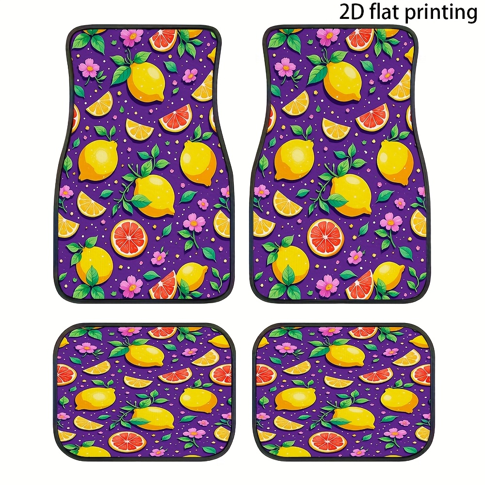 4 alfombrillas para coche, dis - Interior Design Illustration reseña y precio