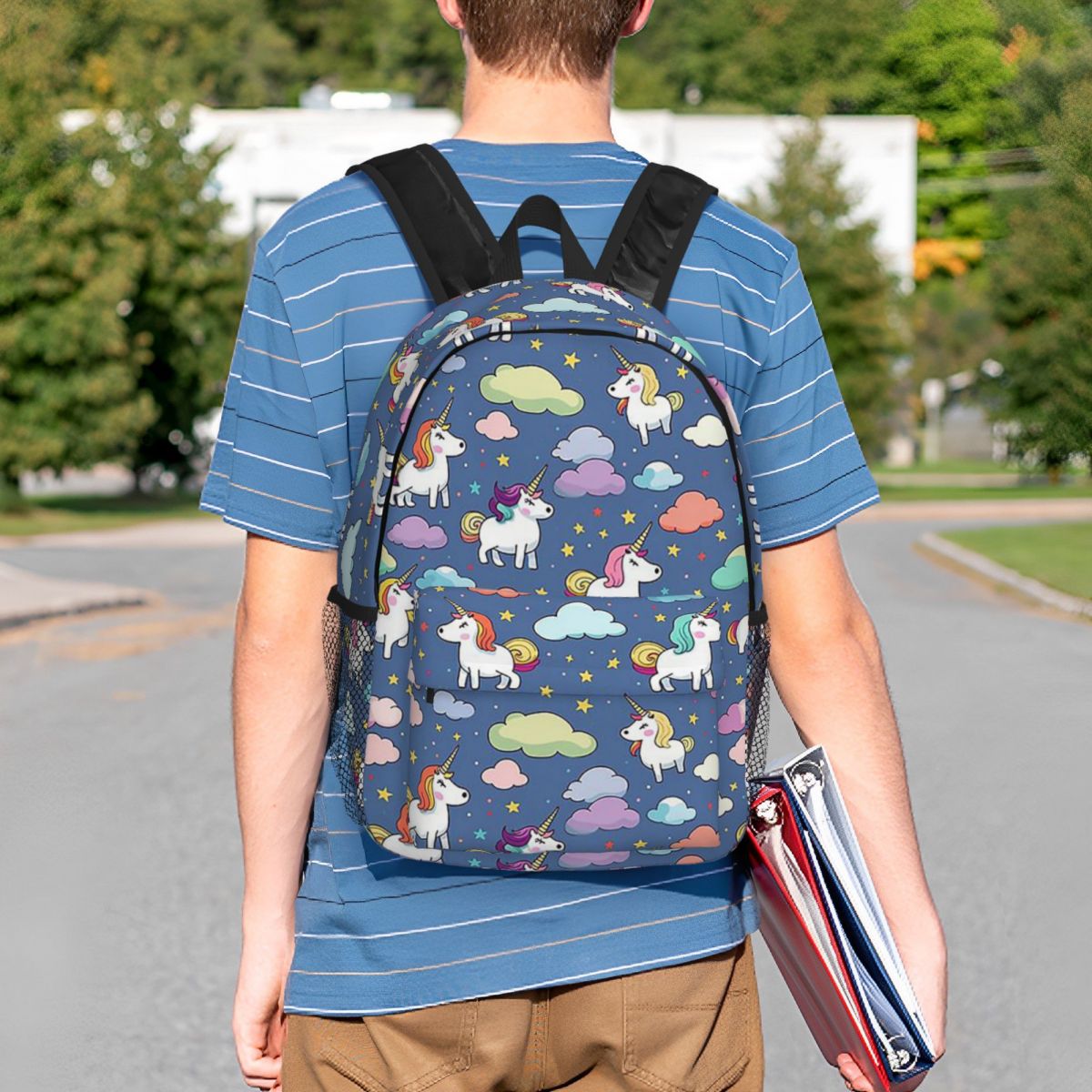 Mochila con diseño de unicorni - Interior Design Illustration reseña y precio
