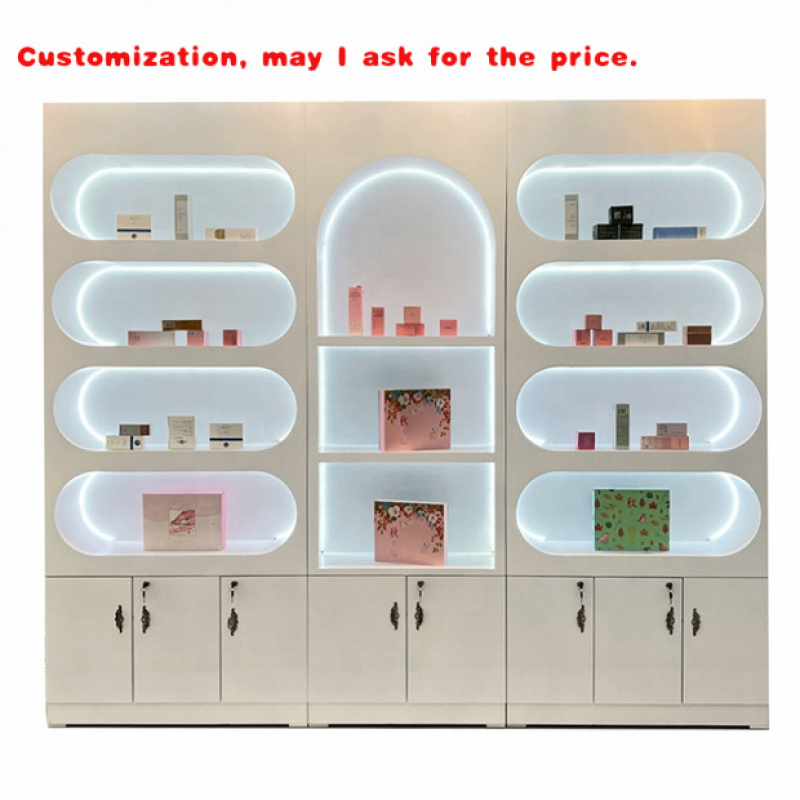 Tienda de cosméticos, diseño d - Interior Design White And Wood reseña y precio