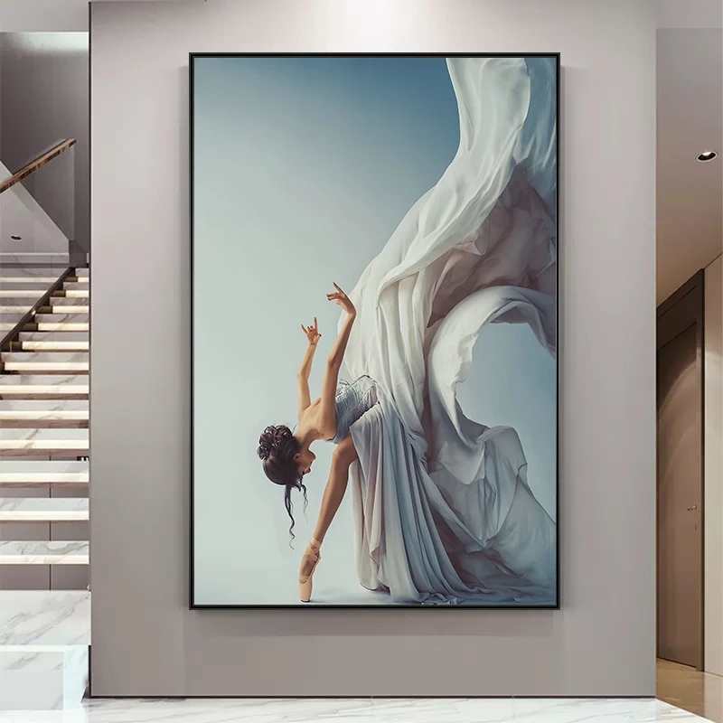 Pintura en lienzo de chica bai - Interior Design House reseña y precio