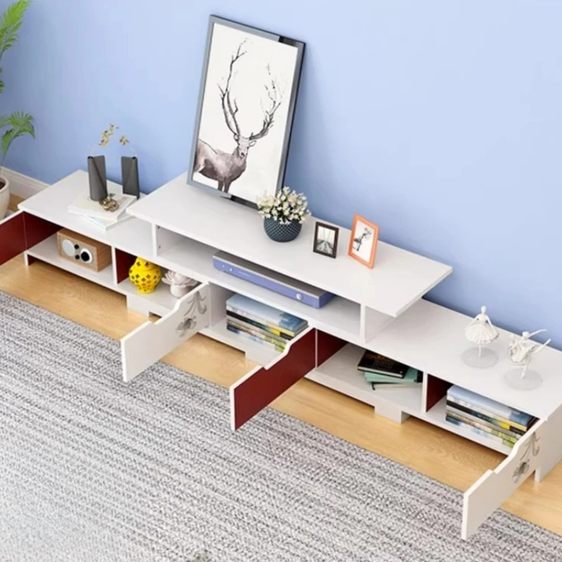 Mueble de TV Moderno Blanco pa - Interior Design White And Wood reseña y precio